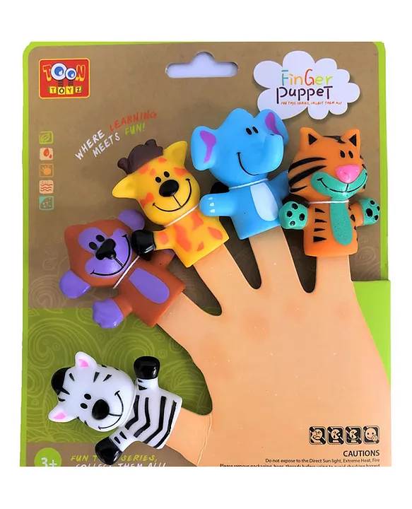 Jungle animal cheap finger puppets