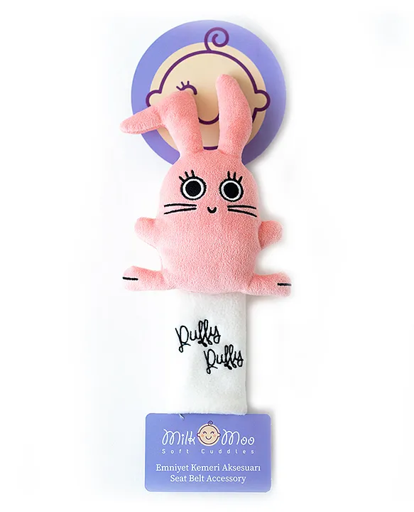 Milk&Moo Chancin Rabbit Seat Belt Cover for Kids