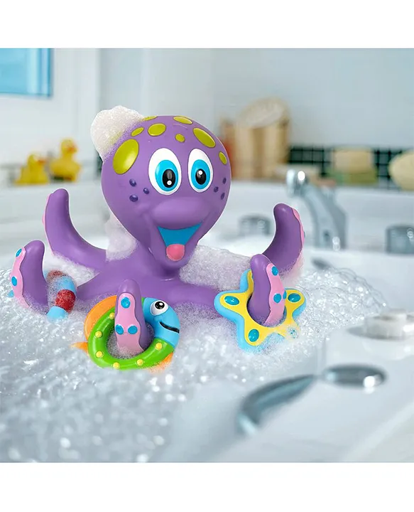 Purple octopus sales bath toy