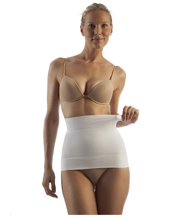 Mums & Bumps Gabrialla Seamless MilkFiber Body Shaping Abdominal Binder  Ivory Online in Oman, Buy at Best Price from  - d737bae7a15a7
