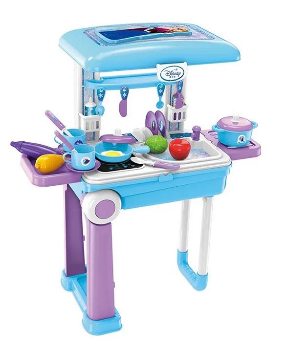 Disney Frozen Kitchen Travel Set Complete Playset with Utensils Appliances 3 Years NonToxic Material Portable Case Online UAE Buy Pretend Play Toys for 3 6Years at FirstCry.ae d852fae936708