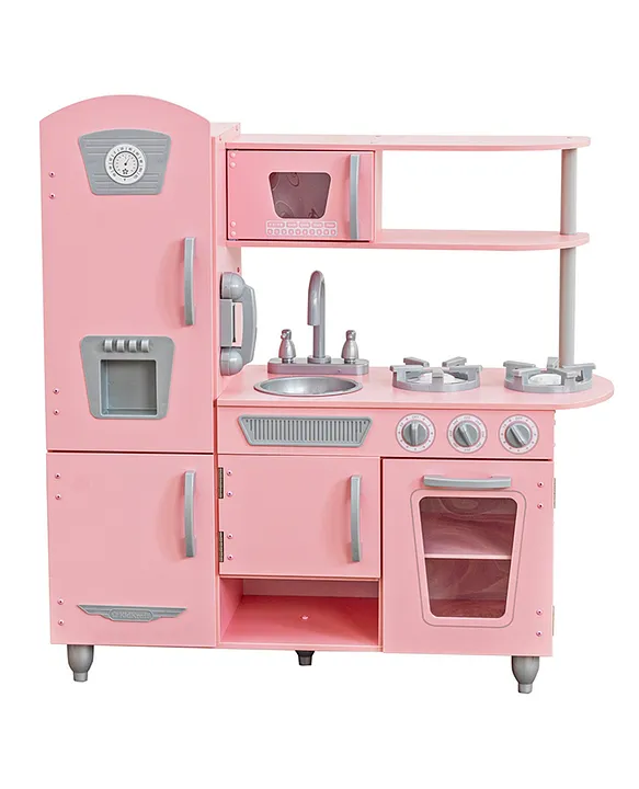 Pink vintage sales play kitchen