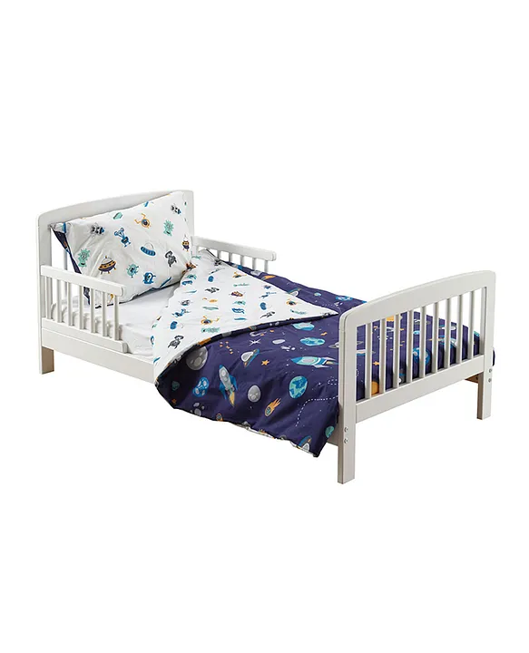 Kinder Valley Space Mission 3000 Toddler Bedding Set Soft Durable 3 Pc Colourfast Comfortable 150x120 cm Duvet Cover Pillow Case Online in UAE Buy at Best Price from FirstCry.ae e1ab4aecb4217