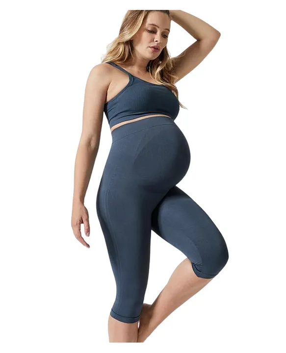 BLANQI Maternity Belly Support Crop Leggings Small | eBay