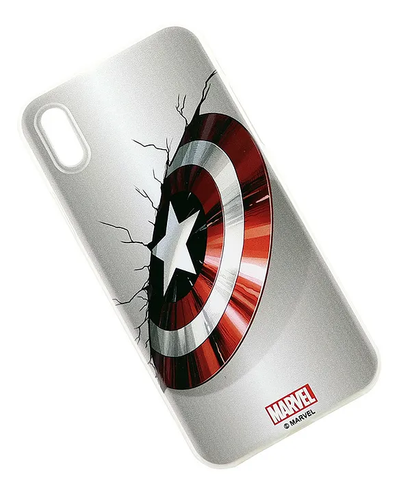 Marvel Captain America Iphone X Phone Case Grey Online in UAE Buy