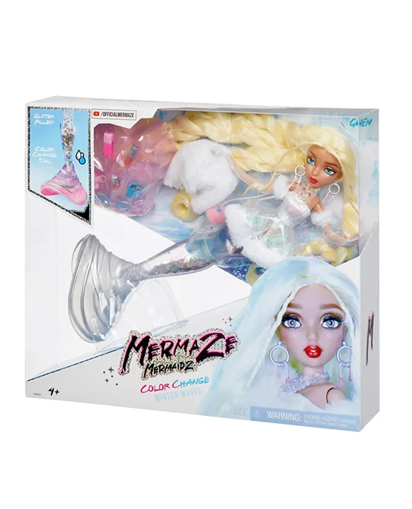 Mermaze Mermaidz Winter Waves dolls: Harmonique, Kishiko, Nera, Crystabella  and Gwen