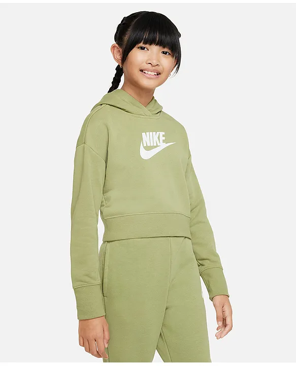 Nike nsw hoodie green best sale