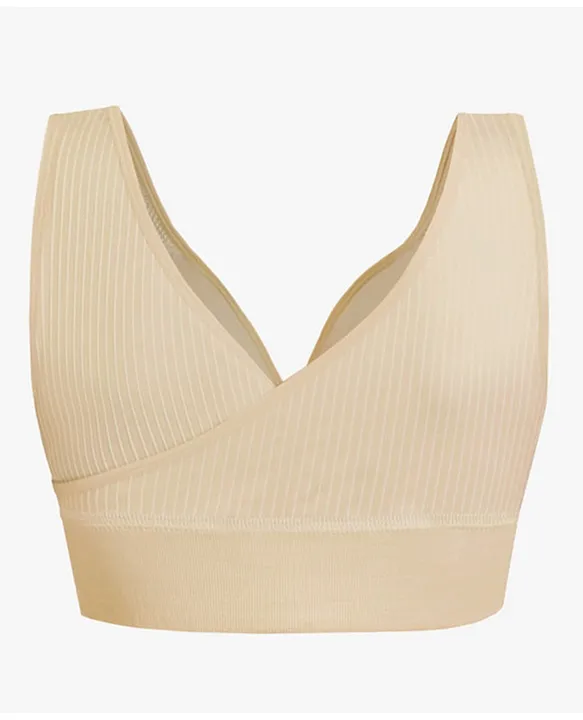 Sankom Cooling Effect Back Support Maternity Bra Beige Online in UAE, Buy  at Best Price from  - e7df3ae9b6063