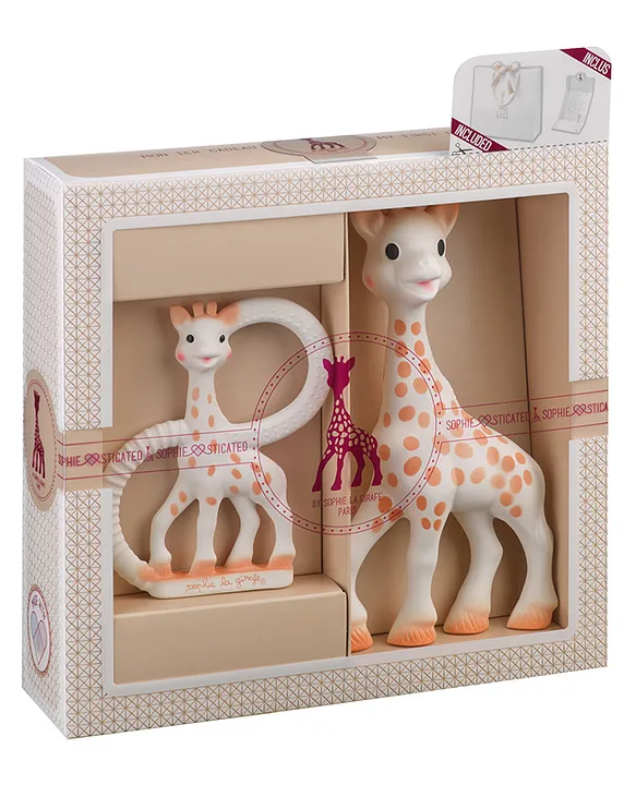 Sophie La Giraffe So Pure Small Birth Set Giraffe Toy Teether White Online Oman Buy Teethers Soothers for 0 3Months at FirstCry.om e9a59ae0dffe0