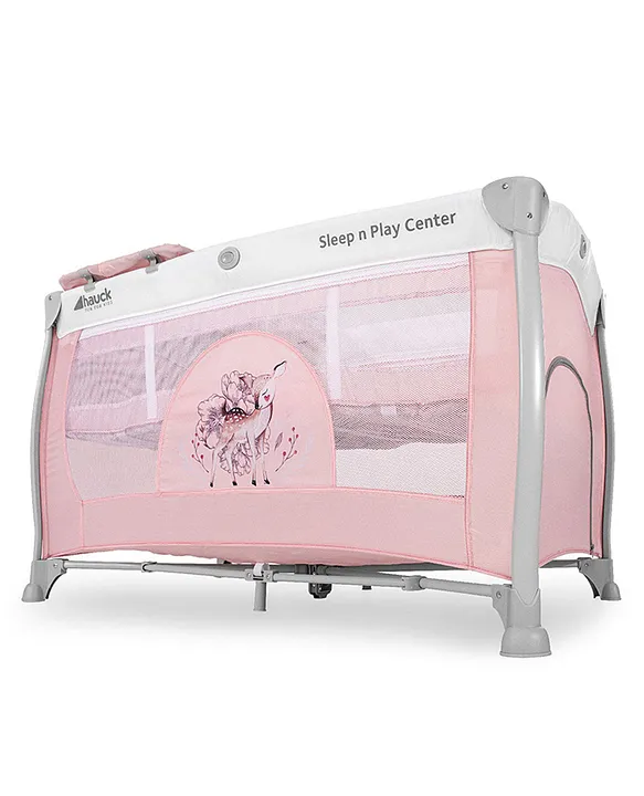 Hauck travel cot pink best sale