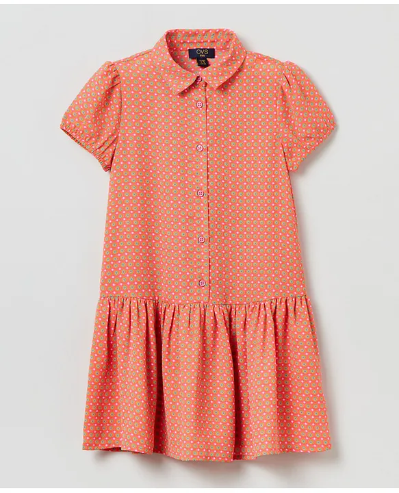 Orange shirt clearance dress