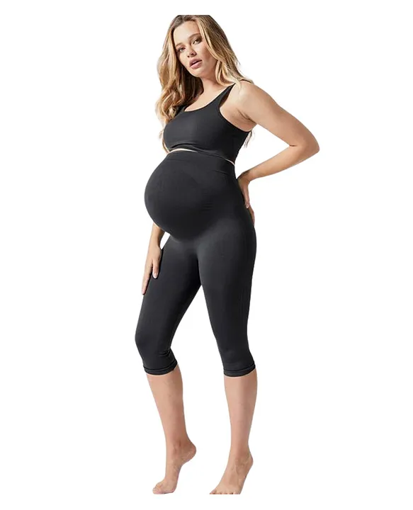 Mums & Bumps Blanqi Maternity Belly Support Crop Leggings Black Online in  Oman, Buy at Best Price from  - ec8a4ae7c7a27