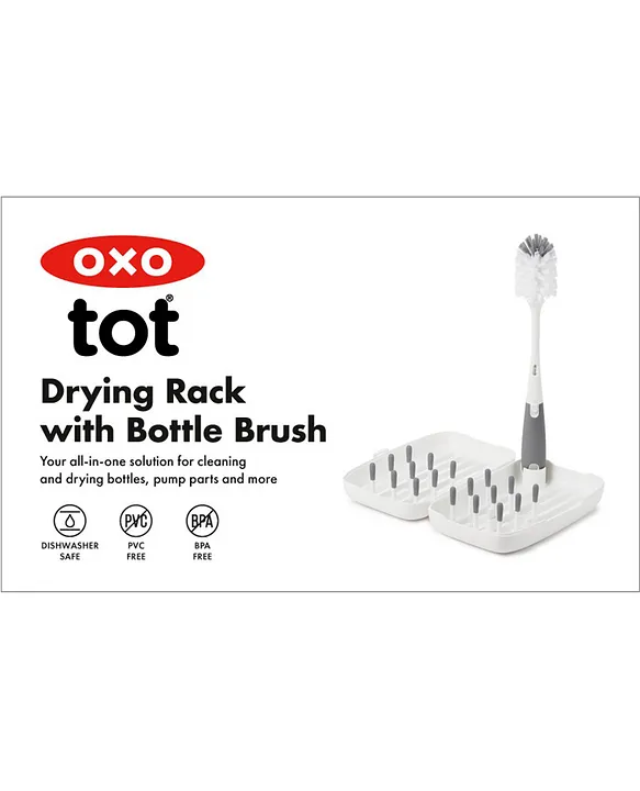 Oxo travel bottle drying rack sale