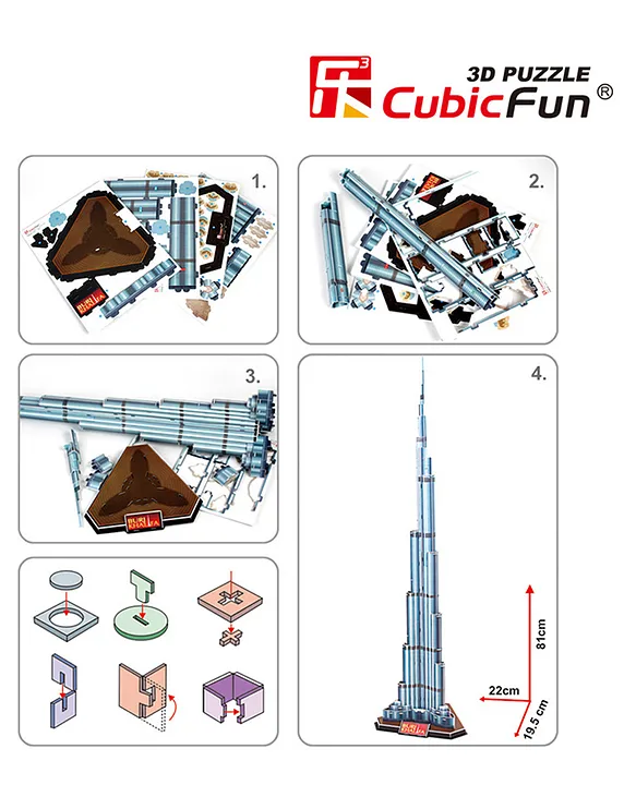 Cubicfun fashion burj khalifa