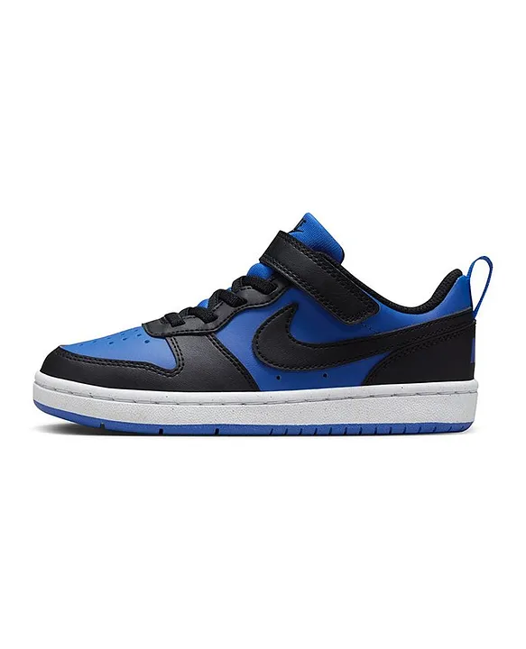 Buy Nike Court Borough Low Recraft Elastic Lace Shoes Game Royal White Black for Both 2 3Years Online Shop at FirstCry.ae f1743ae20f217