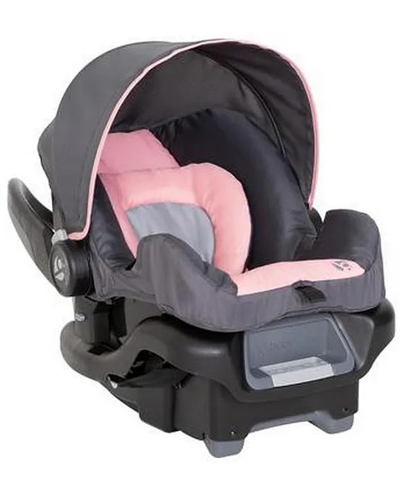 Pink and grey cheap car seat and stroller