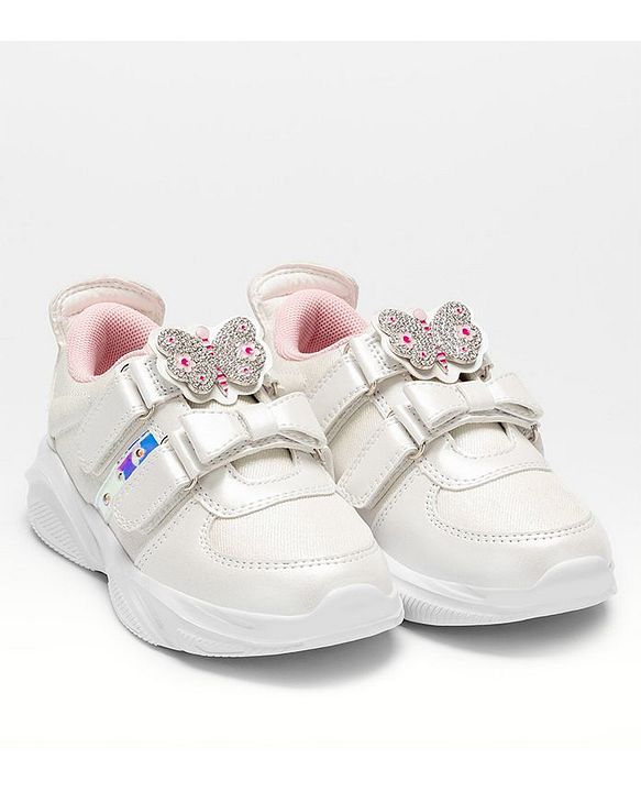 Buy Lelli Kelly Farfalla Shoes White for Girls (8-9Years) Online, Shop at   - f2711ae78ff60