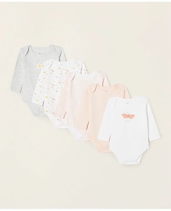 5-pack Cotton Bodysuits