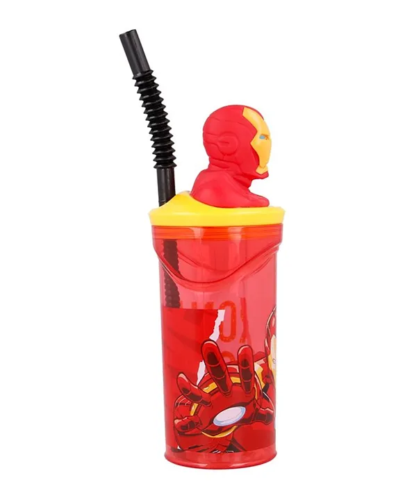 Buy Disney Mickey Mouse Print 3D Figurine Tumbler with Straw - 360 ml  Online