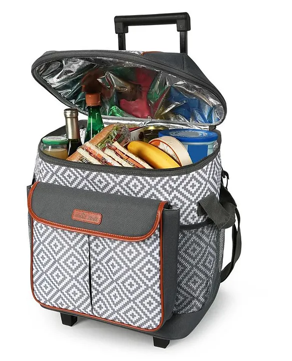 Arctic Zone Insulated Rolling Tote California Innovations Grey + White  Online in Oman, Buy at Best Price from  - f5acbae4e7610