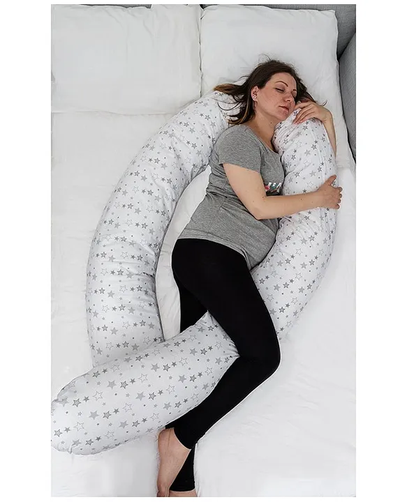 Kinder Valley Silver Star Maternity Pillow White Online in UAE Buy at Best Price from FirstCry.ae f73d5ae60b129