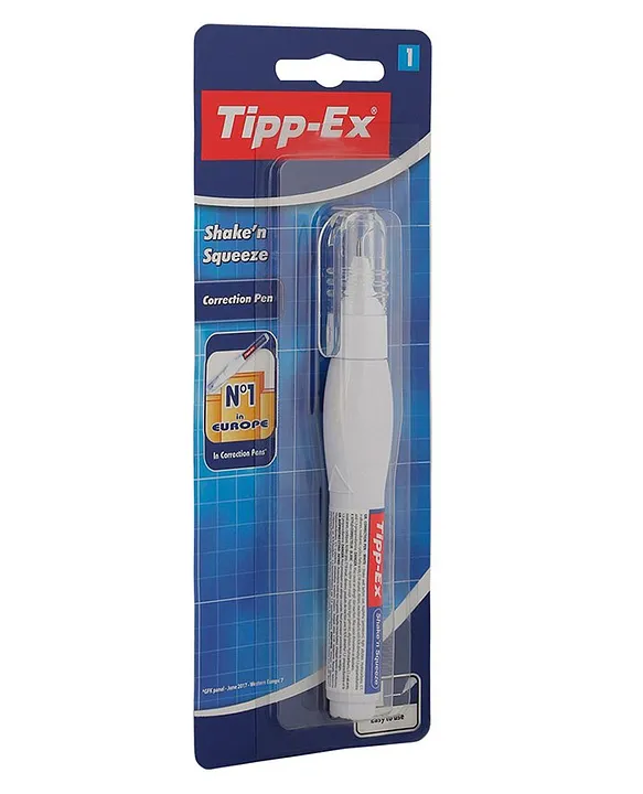 Tipp ex correction clearance fluid