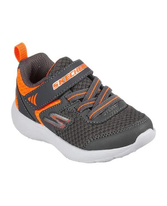 Orange skechers shop