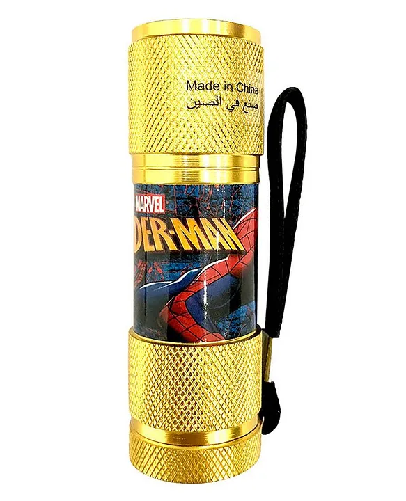 Marvel Spiderman Portable LED Torch Flashlight with Wrist Strap Golden  Online Oman, Buy Educational Games for (3-10Years) at  -  fbeb9aecee061