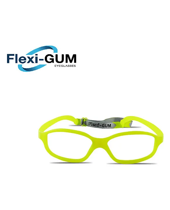 FlexiGum Flexible Kids Eyeglasses Frame with Strap Yellow for Both 3 10Years Online in UAE Buy at FirstCry.ae fdc1dae40fd57