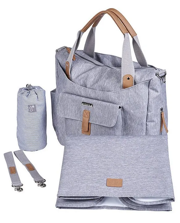 Bababing changing bag store grey