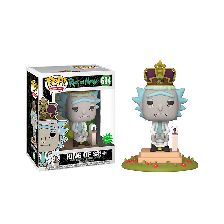rick and morty funko pop king of