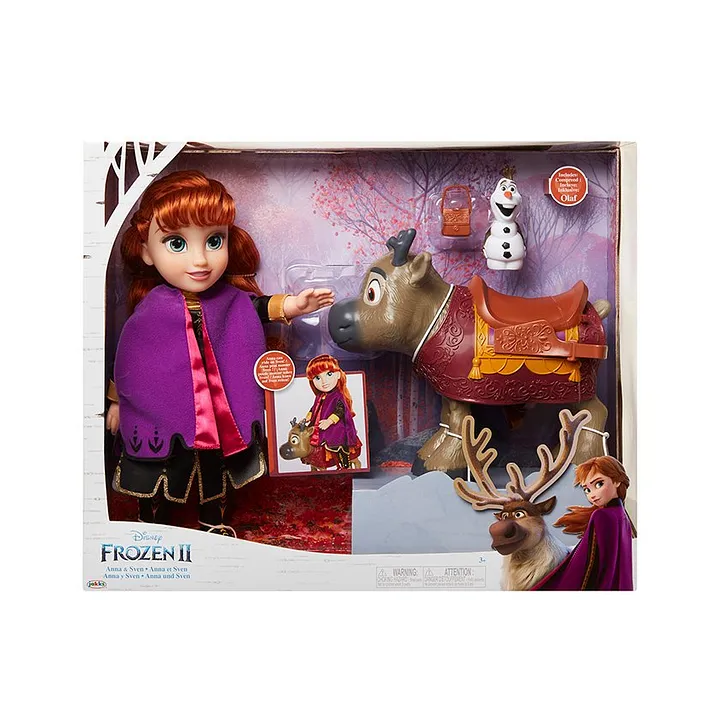 anna and sven toddler doll