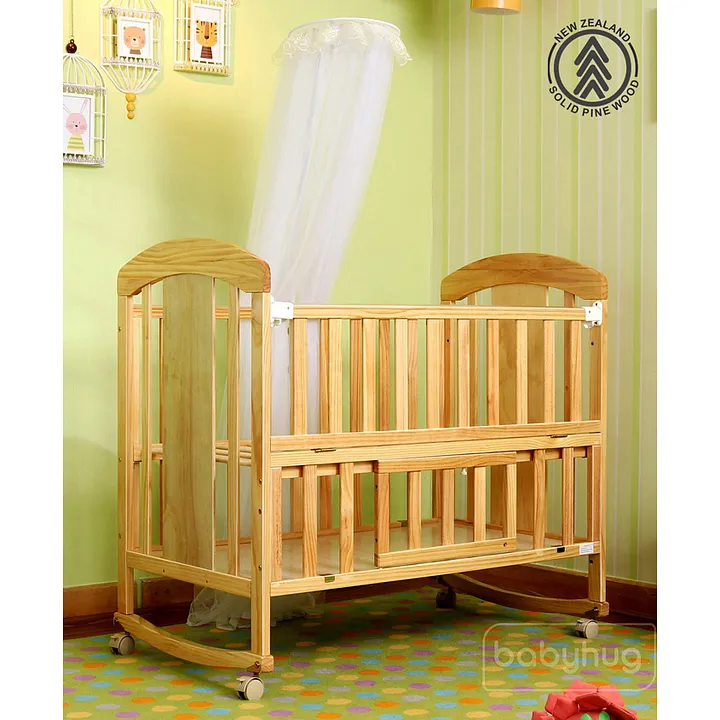 wooden rocker bassinet