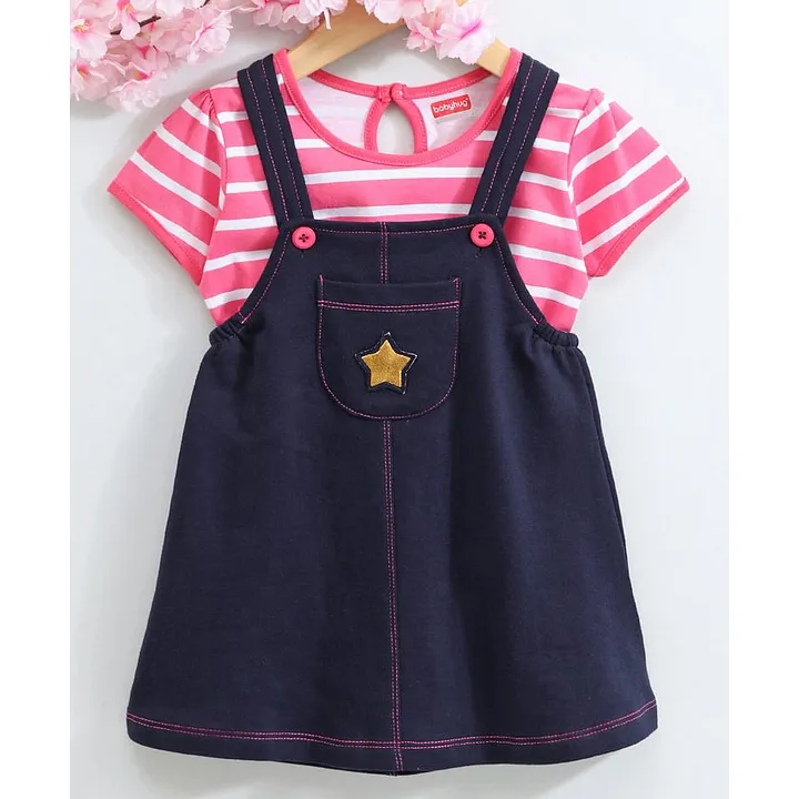 dungaree style frock