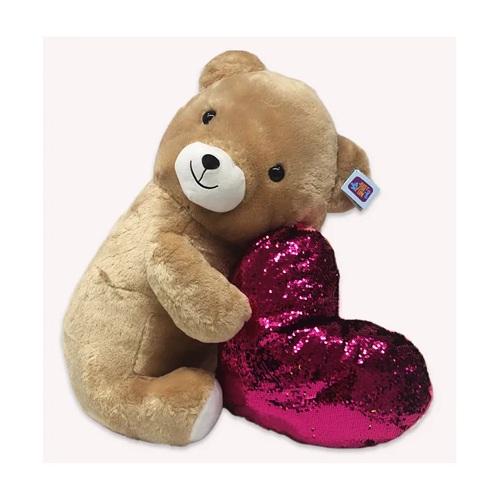 sequin teddy bear