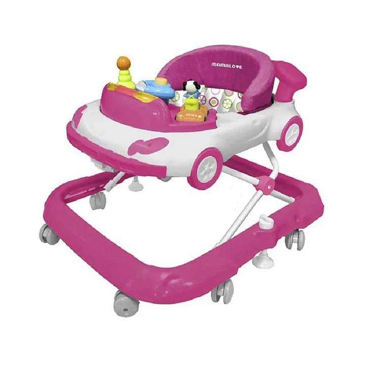 car baby walker pink