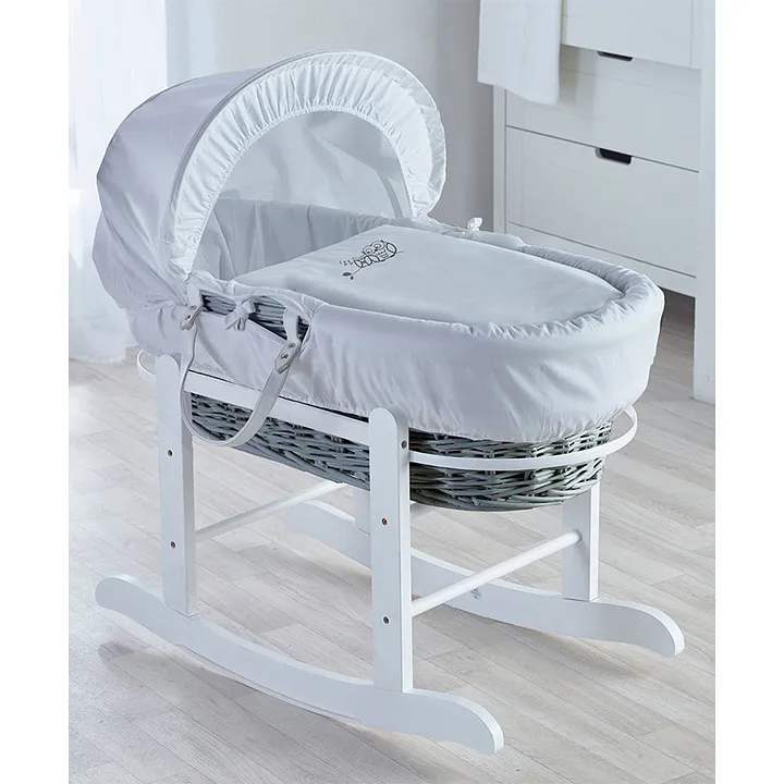 kinder valley moses basket rocking stand white