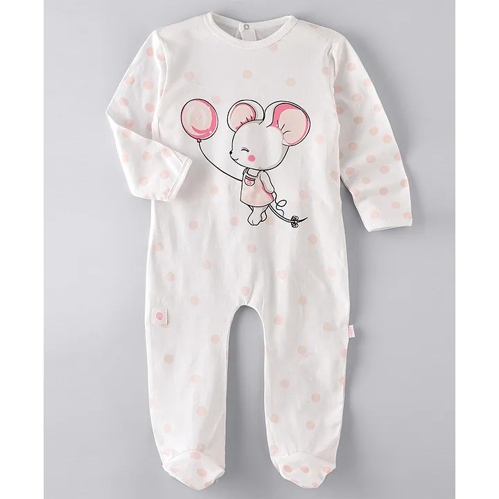 Babybol Long Sleeves Sleepsuit White Online In Oman Buy At Best Price From Firstcry Om Ba28cae14dcb3