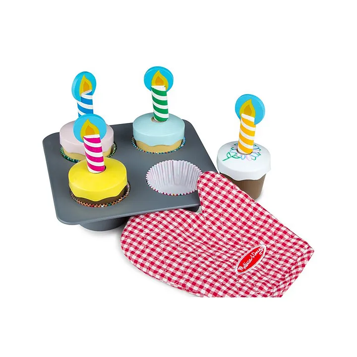melissa and doug bake and decorate cupcake set