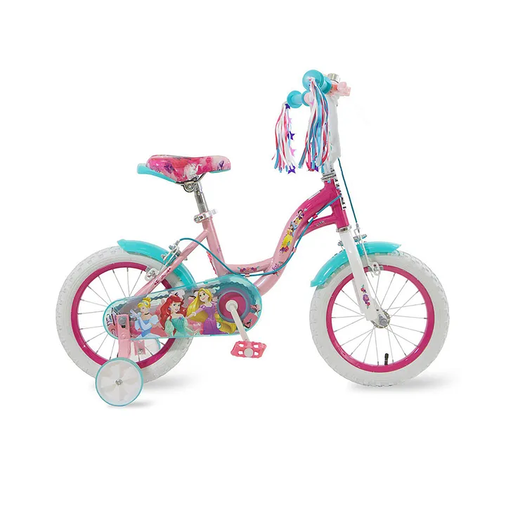 pink and blue bike