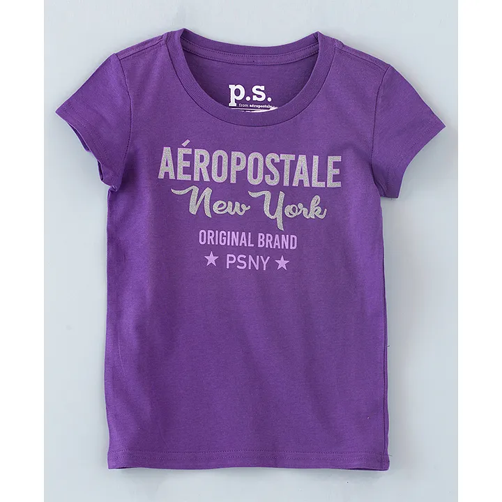 girls purple t shirt