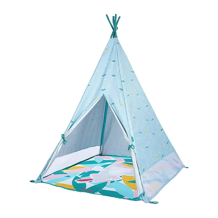 teepee tent with mat