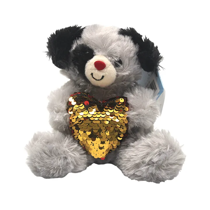 sequin teddy bear