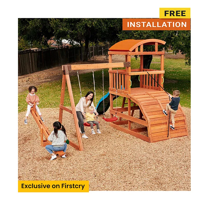 Little Tikes Real Wood Adventures Cottontail Hideaway Wooden Playground Set Brown Online Uae Buy Outdoor Play Equipment For 3 10years At Firstcry Ae C739daeb65373