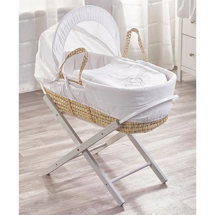 baby doll moses basket with stand