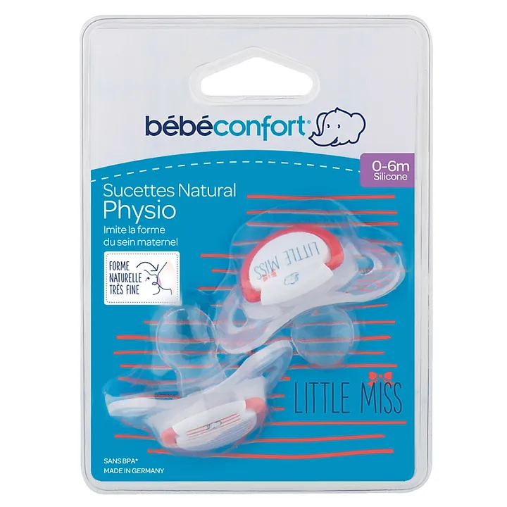 Bebeconfort Natural Physio Silicone Pacifiers Set Of 2 White Online Oman Buy Teethers Soothers For 0 6months At Firstcry Om D307aaeab8148