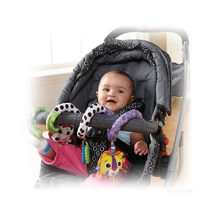 lamaze spiral pram toy