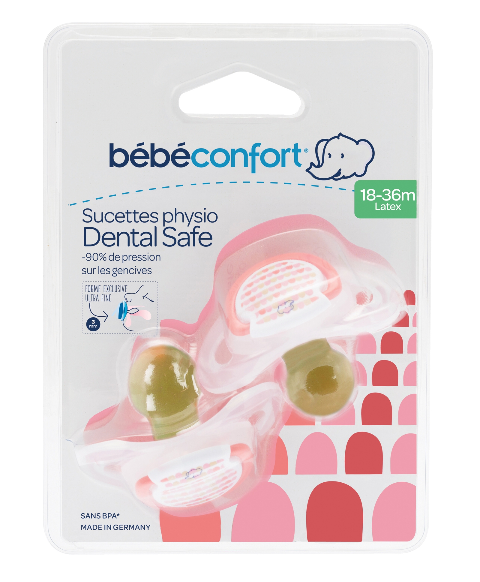 Bebeconfort Dental Safe Soother Set of 2 - Blue Online in UAE, Buy at ...