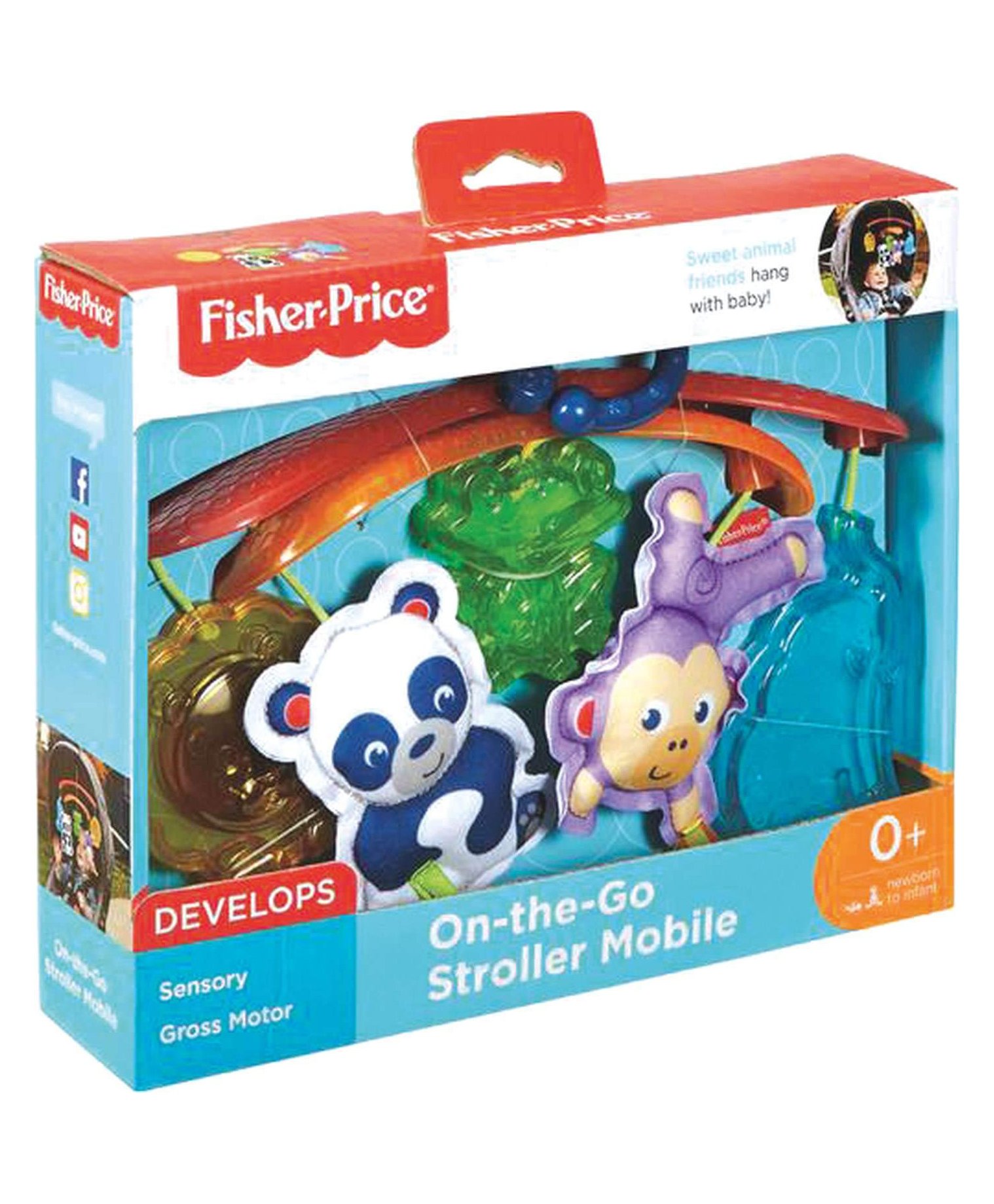 Fisher Price On the go Stroller Mobile Blue Online in