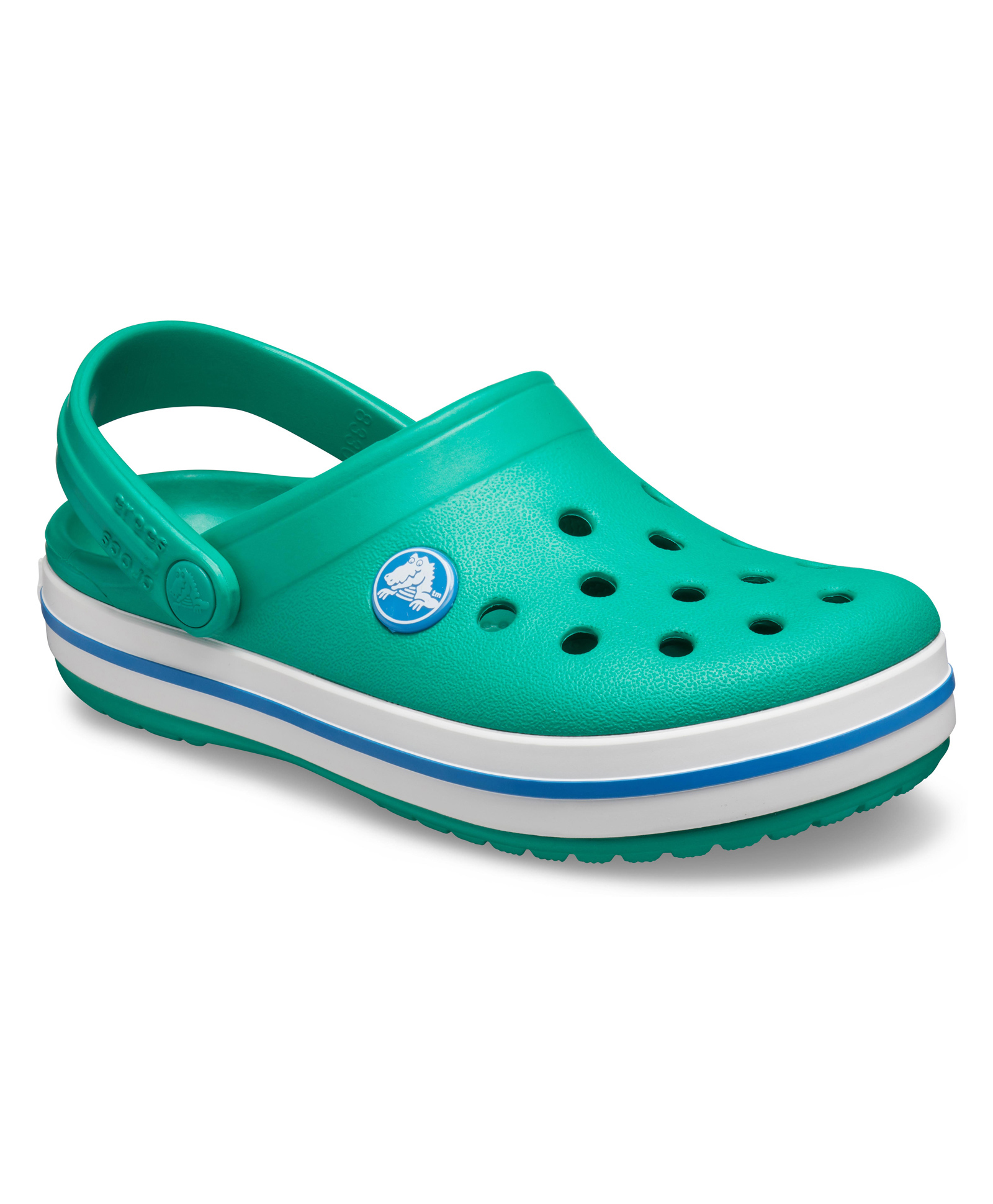 Crocs Crocband Clog K - Deep Green Prep Blue Online in UAE, Buy at Best ...